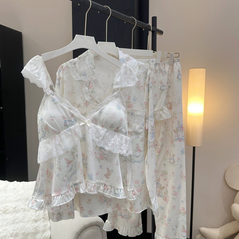 Różowy Zestaw do Spania z Słod – Lace Trim Cami recenzja i cena