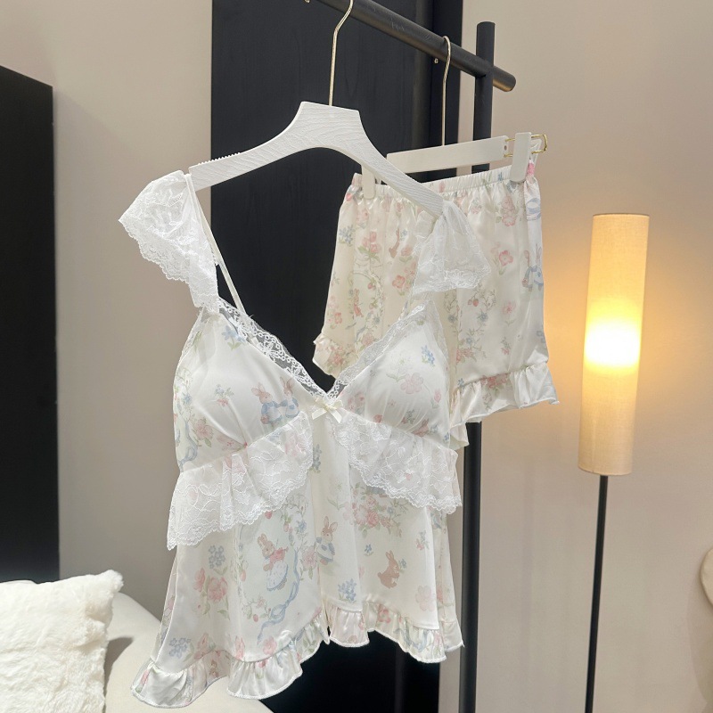 Różowy Zestaw do Spania z Słod – Lace Trim Cami recenzja i cena